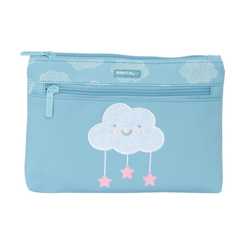 School Case Safta Nube Clouds Blue 23 x 16 x 3 cm