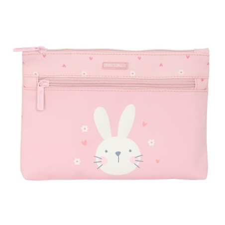 School Case Safta Bunny Rabbit Pink 23 x 16 x 3 cm