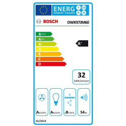 Conventional Hood BOSCH Serie 6 DWK97JM60 Steel