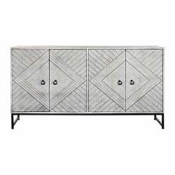 Sideboard DKD Home Decor   155 x 40 x 85 cm Metal White Mango wood