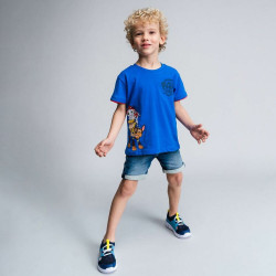 Short Sleeve T-Shirt The Paw Patrol Blue