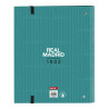 Ring binder Real Madrid C.F. White Turquoise Green 27 x 32 x 3.5 cm (30 mm)