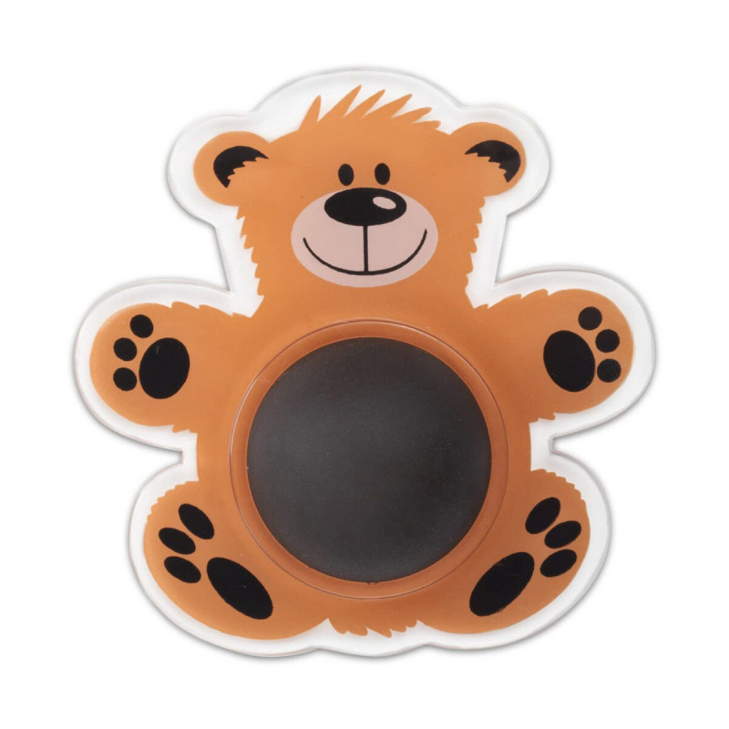 Doorstop Inofix Doors Bear Adhesive Orange PVC