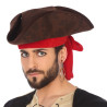 Hat Pirate Brown Red