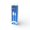 USB A to USB C Cable Savio CL-168 White 3 m