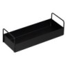 Tray Black Iron 33 x 12 x 9 cm