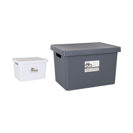 Storage Box with Lid Confortime Rectangular 17 L With lid