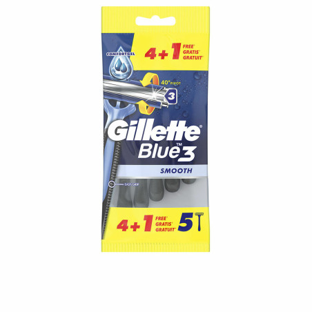 Shaving Razors Gillette Blue 3 Disposable (5 Units)