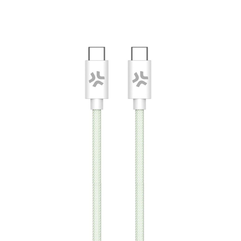 USB-C Cable Celly USBCUSBCCOTTGN Green 1,5 m