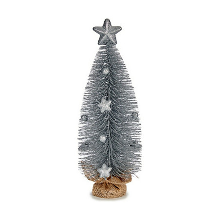 Christmas Tree with Star Silver 13 x 41 x 13 cm