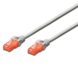 UTP Category 6 Rigid Network Cable Ewent Grey 10 m