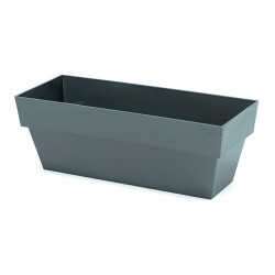 Planter Plastiken Limited Anthracite 12 x 30 cm