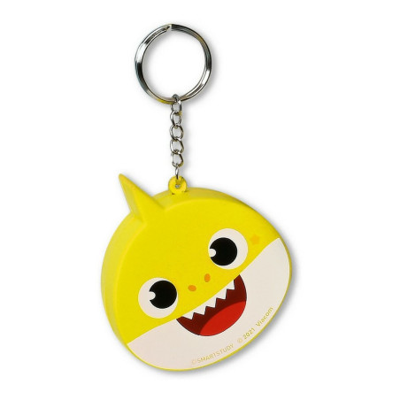 Keychain Baby Shark Beach day Yellow Light Blue