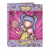 Ring binder Gorjuss First prize Lilac A4 (26.5 x 33 x 4 cm)