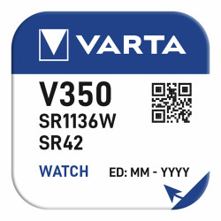 Lithium Button Cell Battery Varta Silver V350