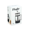 Teapot Black Transparent 1 L Piston