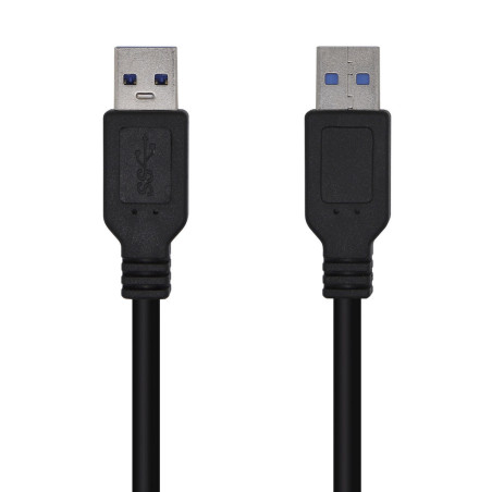 USB Cable Aisens A105-0448 Black 3 m (1 Unit)