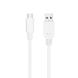 USB-C Cable NANOCABLE 10.01.4001-L150-W White 1,5 m (1 Unit)