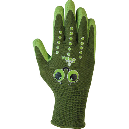 Gardening gloves JUBA Green Children's Nylon Latex