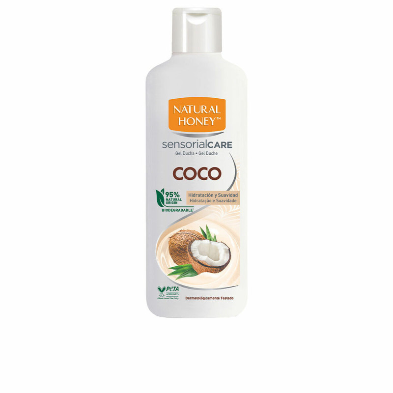 Moisturising Shower Gel Natural Honey Coco Addiction 600 ml