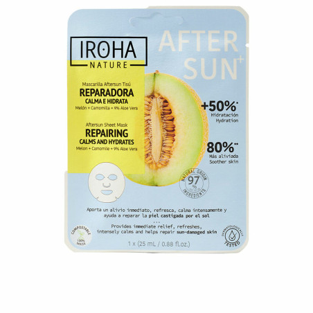 Facial Mask Iroha  Repairing calms and hydrates Melon (1 Unit)