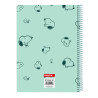 Notebook Snoopy Groovy Green A5 80 Sheets