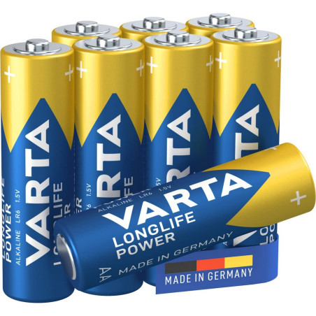 Batteries Varta Long Life Power AA (LR06) (8 Pieces)