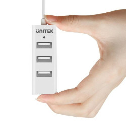 3-Port USB Hub Unitek Y-2146 White