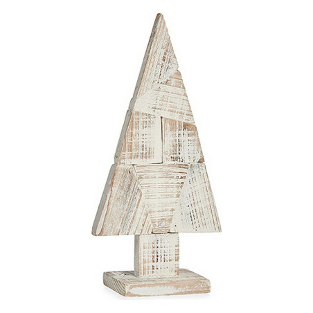 Christmas Tree 9 x 41,5 x 20 cm Natural Wood White