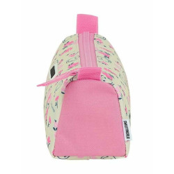 Holdall Smiley World Garden Pink White (21 x 8 x 7 cm)