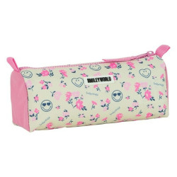 Holdall Smiley World Garden Pink White (21 x 8 x 7 cm)