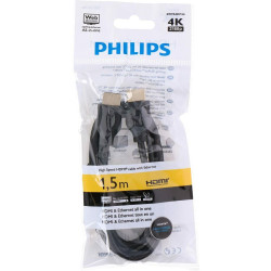 HDMI Cable Philips SWV5401P/10 Black 1,5 m