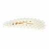 Hair fastener Eurostil DORADAS CON Beads Golden (2 uds)