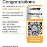 HDMI Cable NANOCABLE HDMI V2.0, 1m V2.0 4K 1 m Black 1 m