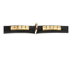 Dog collar Gloria Duna Black Golden (40 x 2 cm)