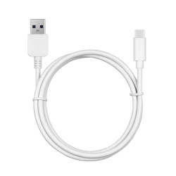 USB A to USB C Cable CoolBox COO-CAB-U3UC White 1 m