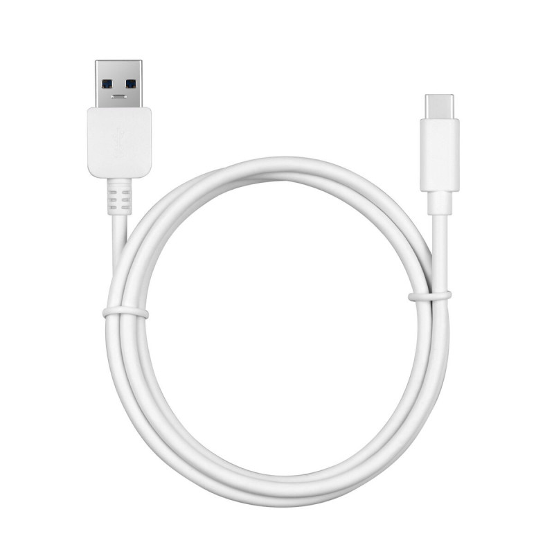 USB A to USB C Cable CoolBox COO-CAB-U3UC White 1 m