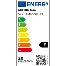 LED Tube Actis ACS-T8LED18W-865 White F 18 W