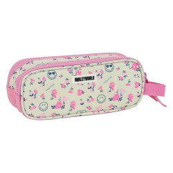 Holdall Smiley World Garden Pink White (21 x 8 x 6 cm)