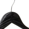 Set of Clothes Hangers DKD Home Decor Black Wood Metal Plastic 3 Pieces 45 x 1,3 x 22 cm (3 pcs)