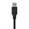 USB Cable Aisens A105-0445 Black 3 m (1 Unit)