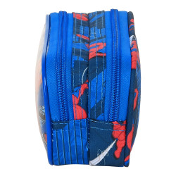 School Case Spiderman Great power Blue Red 21 x 8 x 6 cm