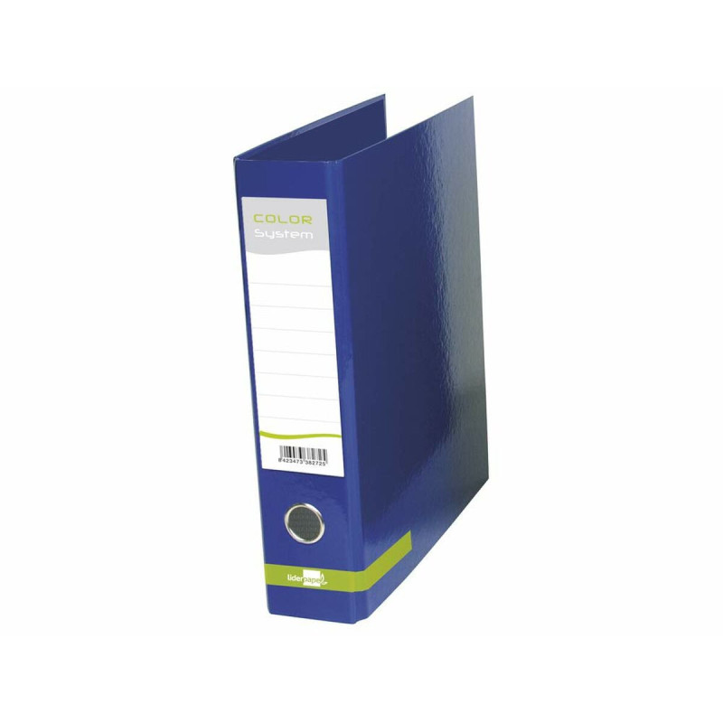 Ring binder Liderpapel AZ37 Blue A4 (1 Unit)