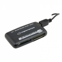 External Card Reader Esperanza EA117 Black