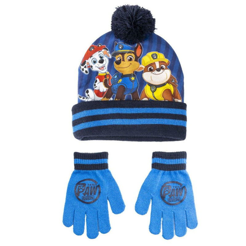 Hat & Gloves The Paw Patrol 2 Pieces Blue