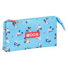 Triple Carry-all Rollers Moos M744 Light Blue Multicolour (22 x 12 x 3 cm)