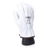 Work Gloves EDM Transporter White Cowhide