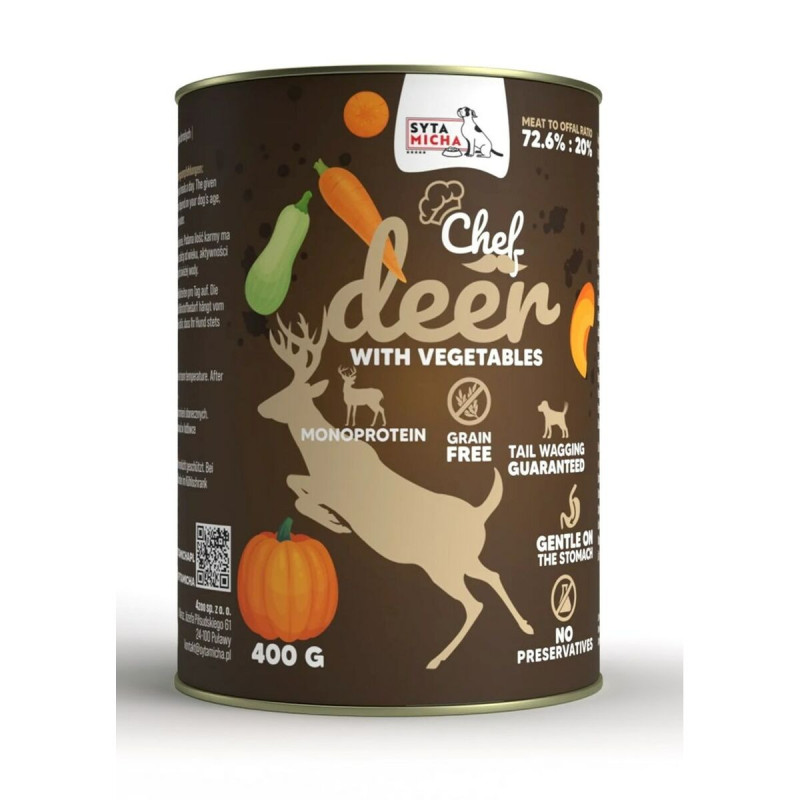 Wet food SYTA MICHA Deer 400 g