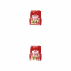 CAT 6a UTP Cable NANOCABLE 10.20.1800-R Red Grey 5 m