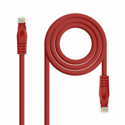 CAT 6a UTP Cable NANOCABLE 10.20.1800-R Red Grey 5 m